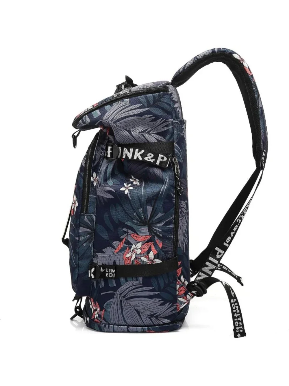 Waterproof 4-Way Gym Duffle Backpack with Shoe Compartment for Travel & Hiking